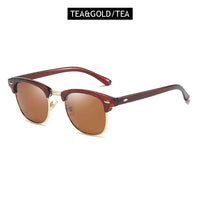 Classic Half-Frame Sunglasses
