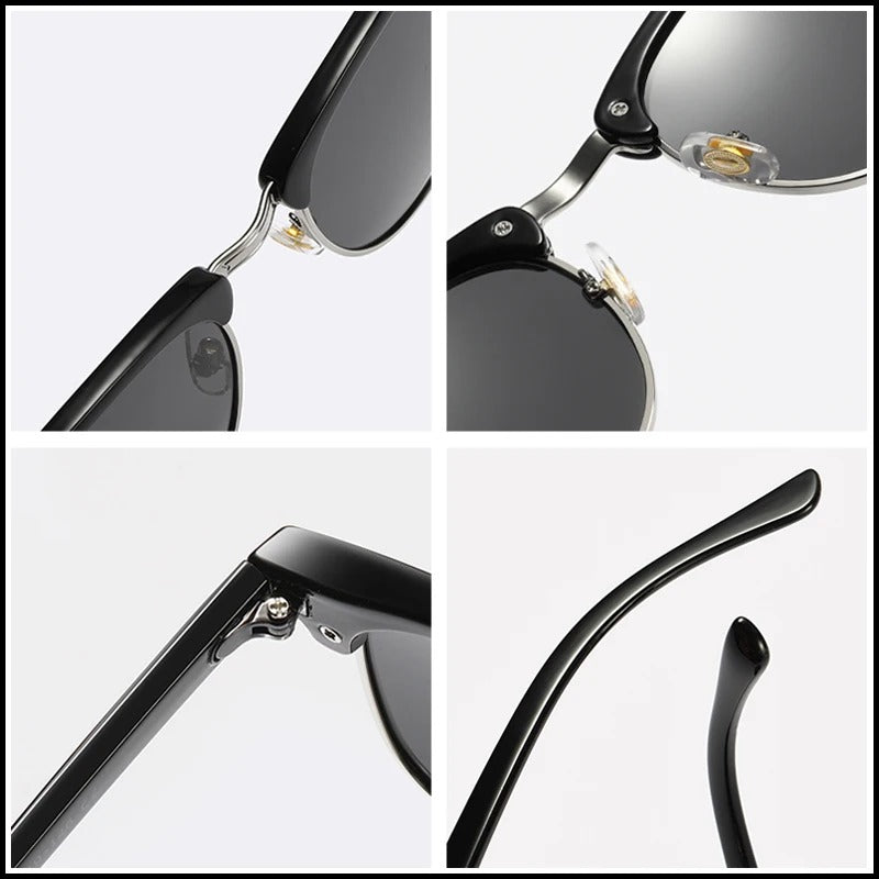 Classic Half-Frame Sunglasses