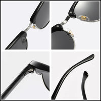Classic Half-Frame Sunglasses