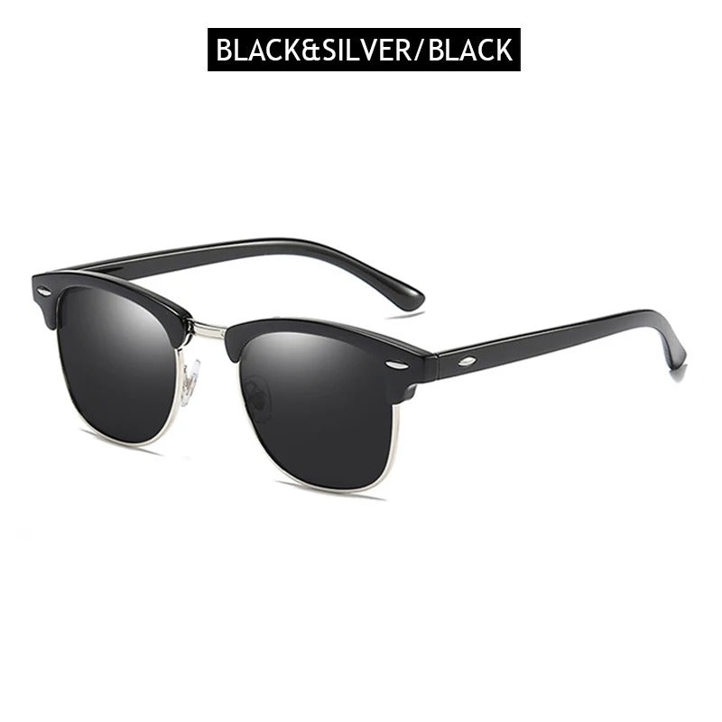 Classic Half-Frame Sunglasses