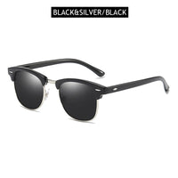 Classic Half-Frame Sunglasses