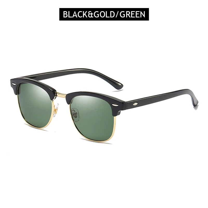 Classic Half-Frame Sunglasses